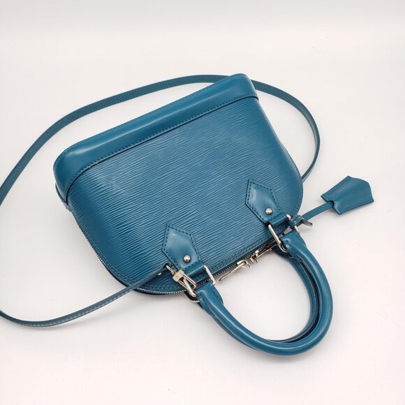 100% Authentic Louis Vuitton Alma Bb Epi Leather Satchel Bag 480-081024 - Picture 6 of 16